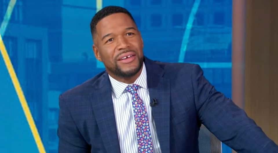 Michael Strahan in a still from 'Good Morning America' (ABC)