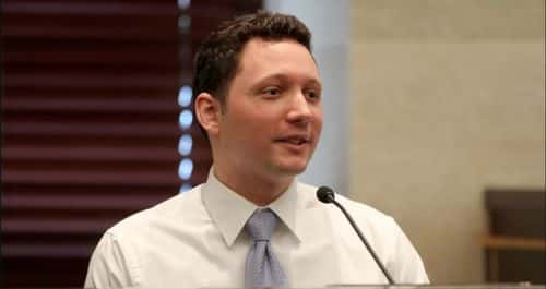 Tony Lazzaro takes the witness stand during the Casey Anthony trial (Red Huber/Getty Images)