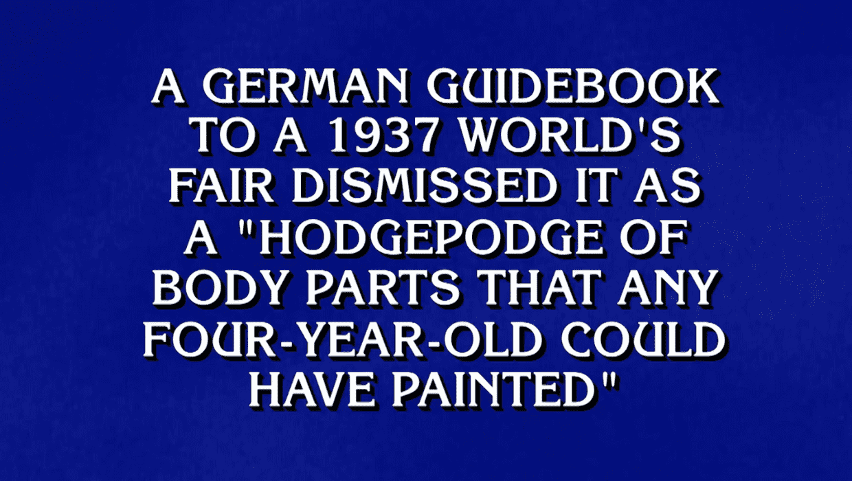 Final Jeopardy clue for tonight's episode (Jeopardy!/YouTube)