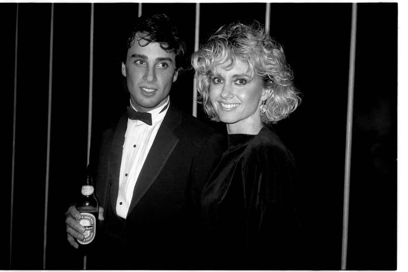 Matt Lattanzi and Olivia Newton-John  (Photo via Patrick McMullan/Getty Photos)