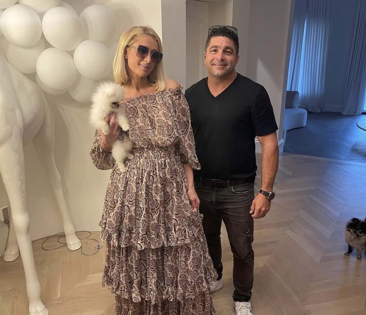 Monty Lopez with Paris Hilton (@montylopez/Instagram)