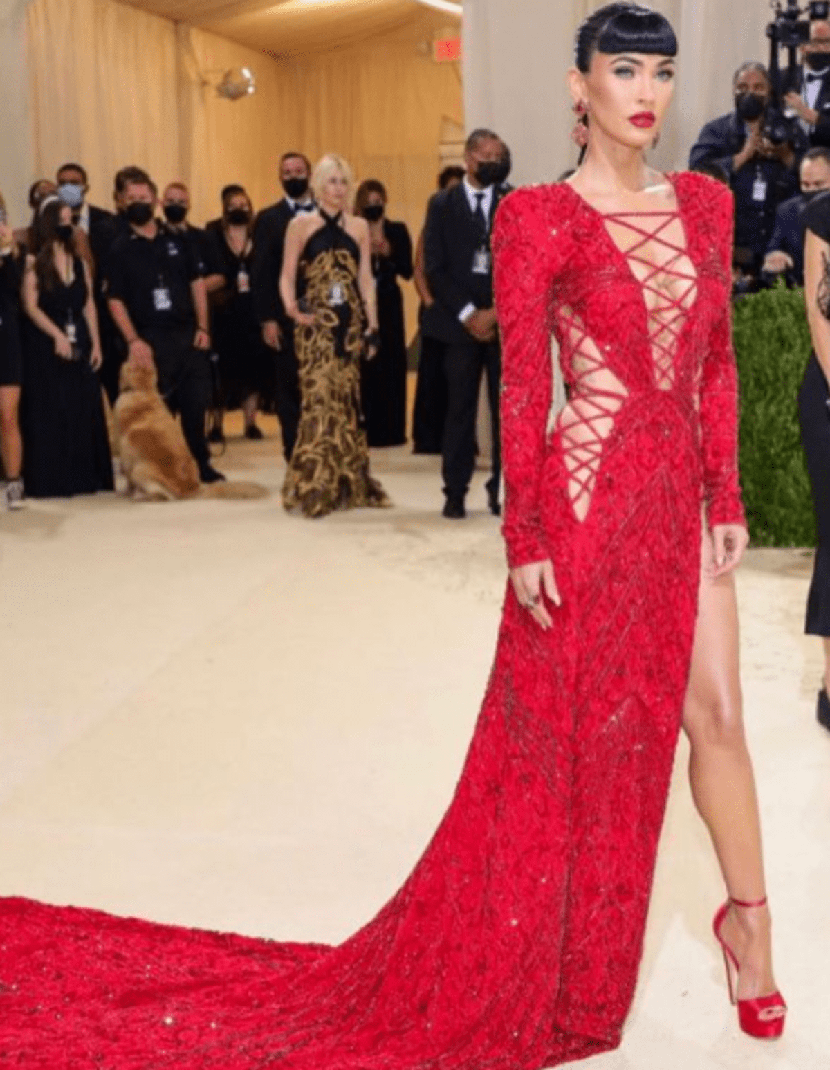 Megan Fox debuted at the Met Gala in 2021 (@meganfox/Instagram)