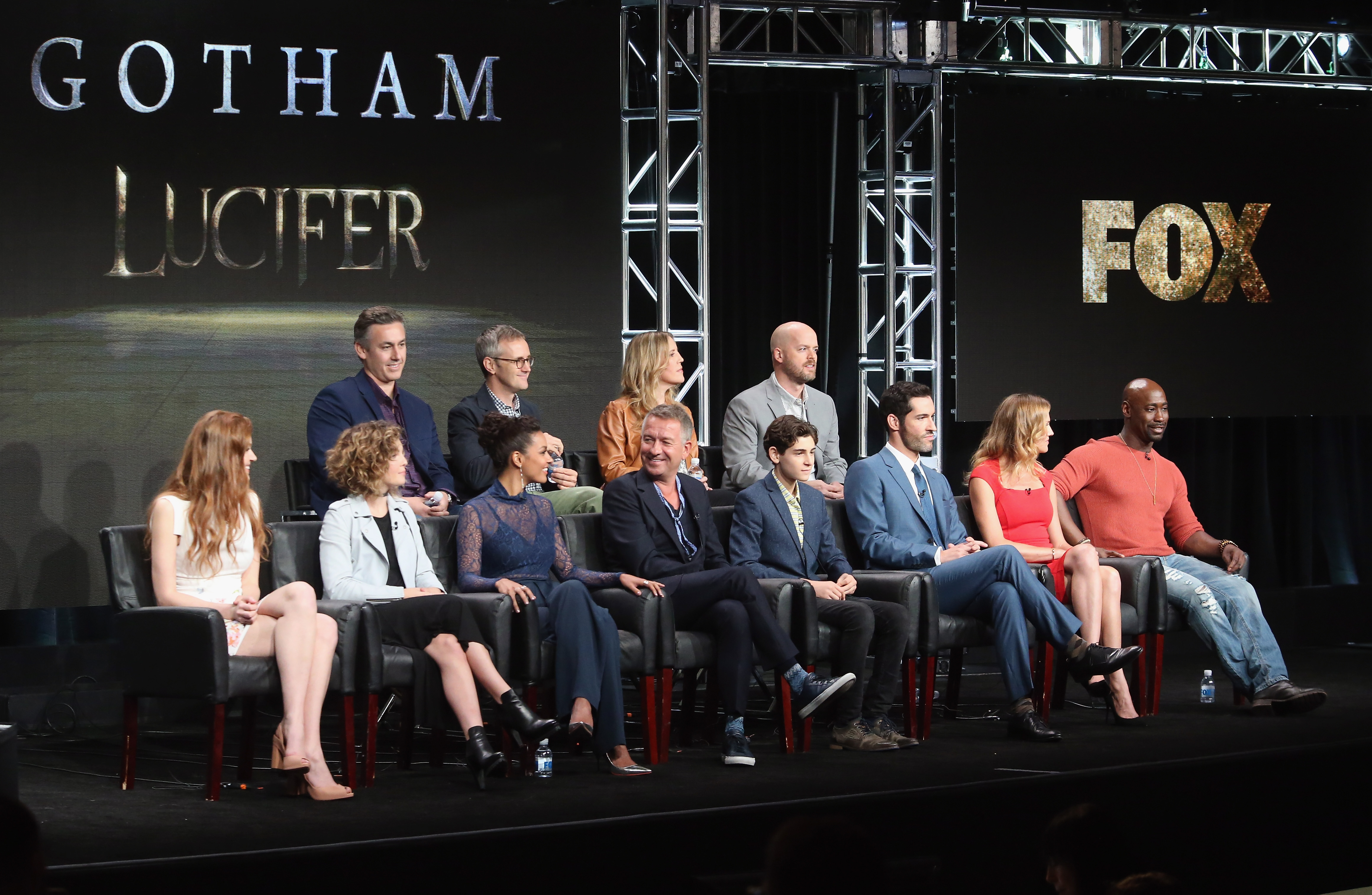 Executive producer, Gotham, Ken Woodruff at 'Gotham/Lucifer' panel discussion during the FOX portion of the 2016 Television Critics Association Summer Tour at The Beverly Hilton Hotel on August 8, 2016 in Beverly Hills, California (Getty Images)