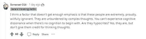 'Are they hypocrites?' asked a user (Reddit/Jana's vibrating jetski)