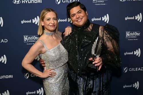 Buffy Summers meets Guillermo de la Cruz at the GLAAD Awards 2023