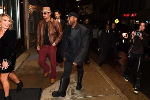 Kanye West, Kid Rock, and Ray J attend the