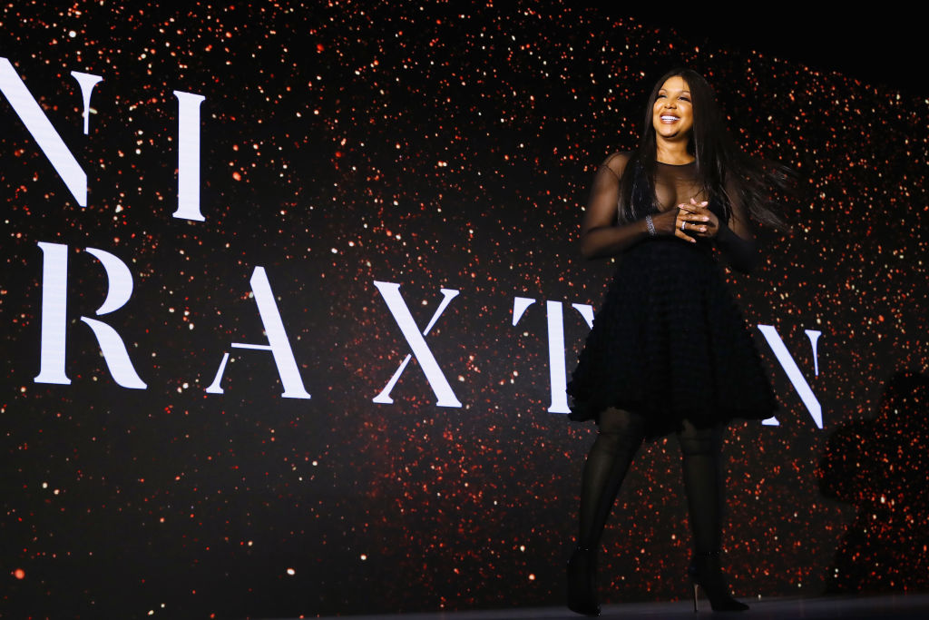 Recording artist Toni Braxton speaks at the 2018 A+E Upfront on March 15, 2018 in New York City. (Photo by Astrid Stawiarz/Getty Images for A+E)