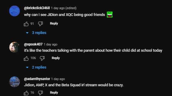 Comments on xQc (@xqccliips/YouTube)