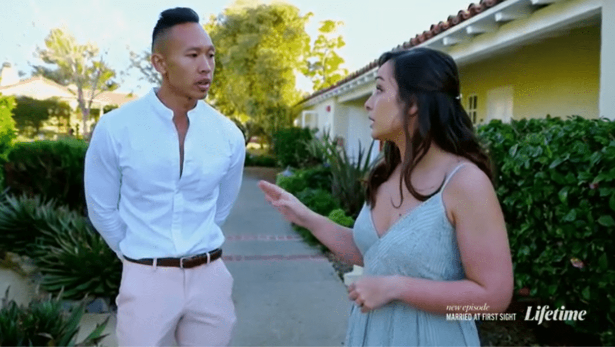 Binh and Morgan in 'MAFS' Season 15 episode 10 (Lifetime)