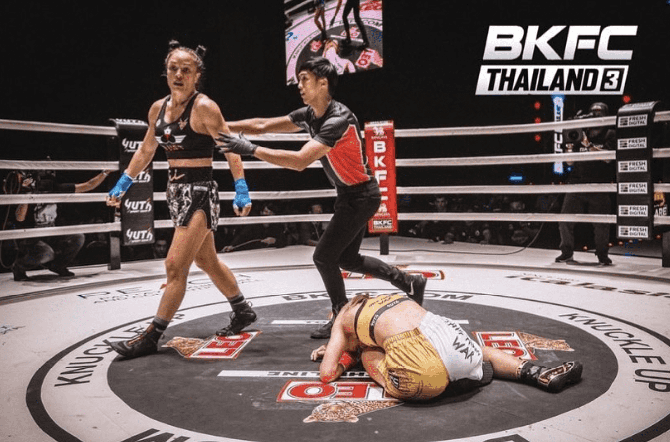 Tai Emery Knocks out Roong Aroon Khunchai at BKFC Thailand 3: Moment of Truth (instagram/@tai_emery)