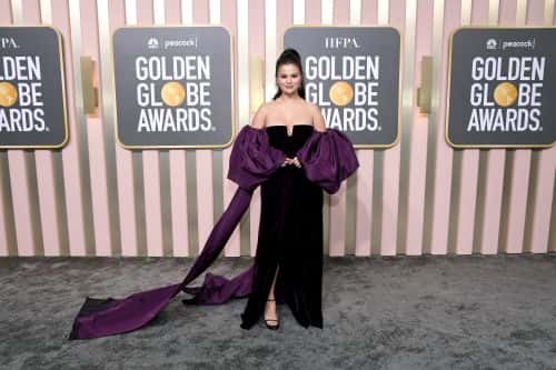 Selena Gomez attends the 80th Annual Golden Globe Awards at The Beverly Hilton on January 10, 2023 in Beverly Hills, California. (Photo by Jon Kopaloff/Getty Images)