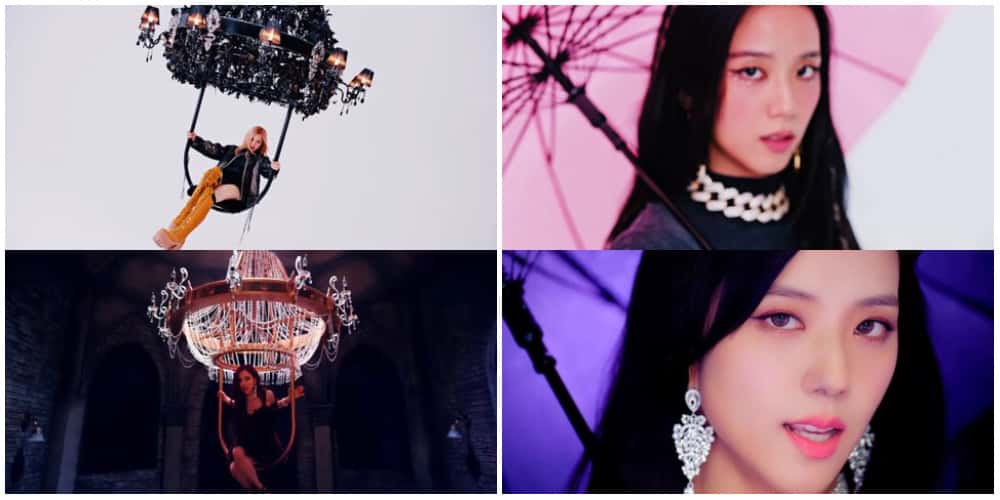 Rose and Jisoo recreate scenes from old Blackpink music videos (BLACKPINK/YouTube)