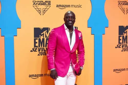 Akon attends the MTV EMAs 2019 at FIBES Conference and Exhibition Centre on November 03, 2019 in Seville, Spain. (Photo by Kate Green/Getty Images for MTV)