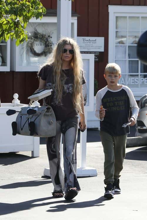 Fergie and Axl (Backgrid)