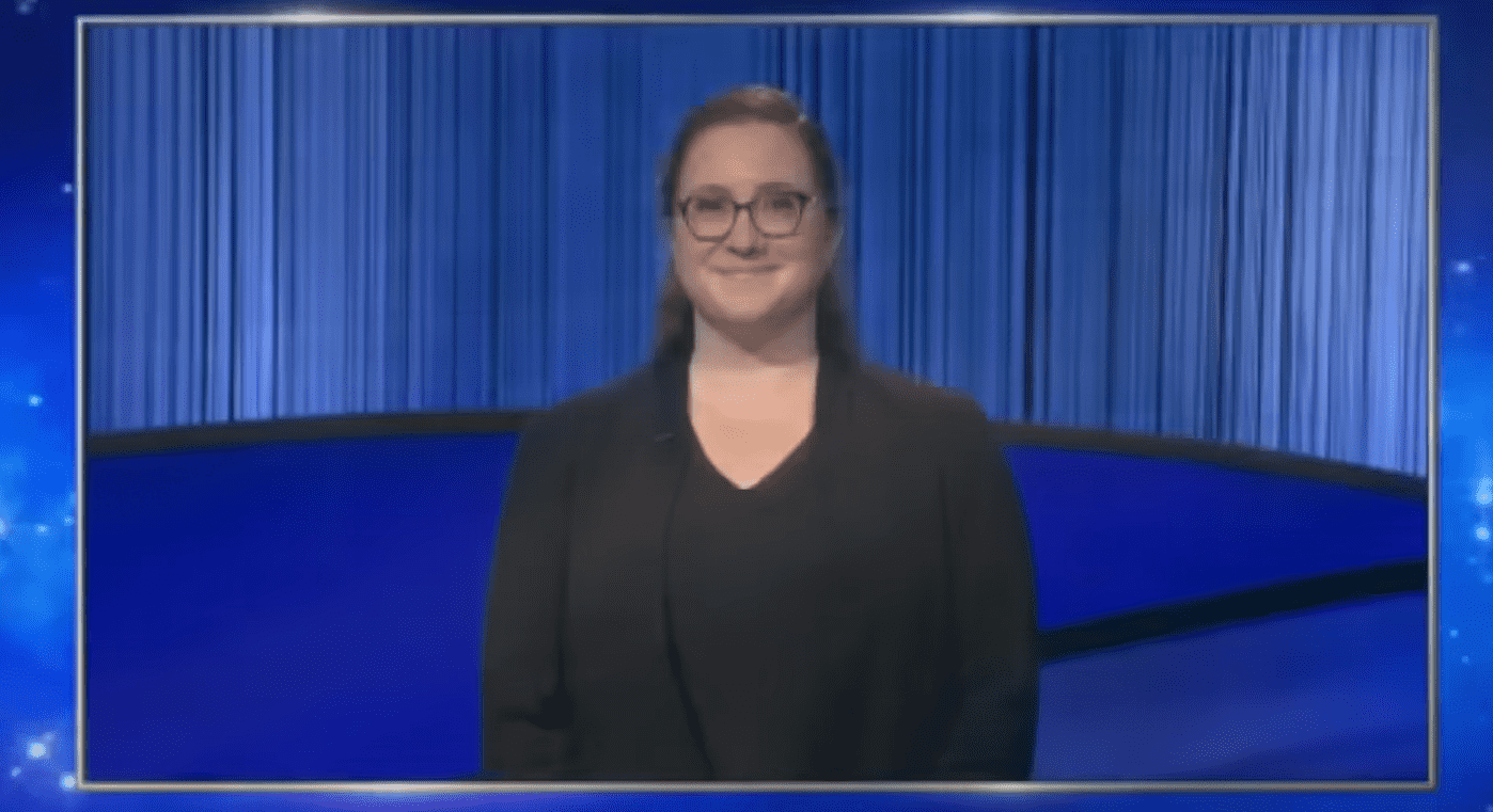 Alicia Schaffer on 'Jeopardy!' (Jeopardy!/ABC)