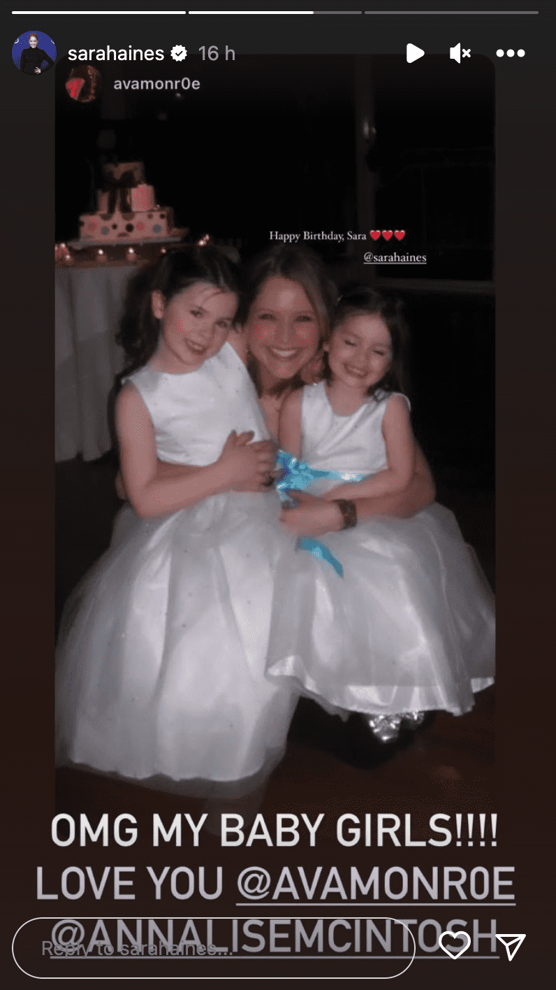 'The View' host Sara Haines reposted Ava Monroa's story on her Instagram (@sarahaines/Instagram)