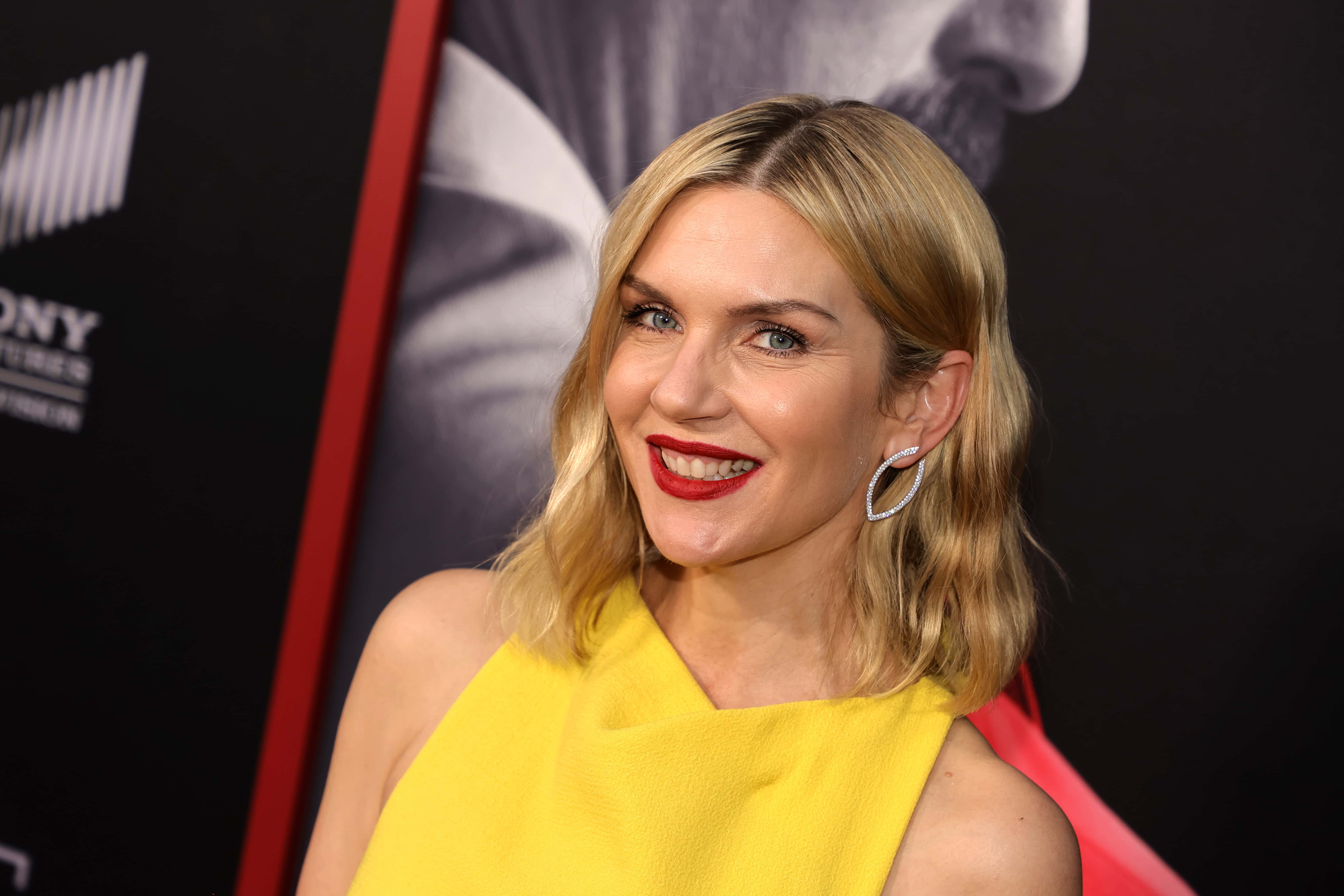 Rhea Seehorn attends the premiere of the sixth and final season of AMC's