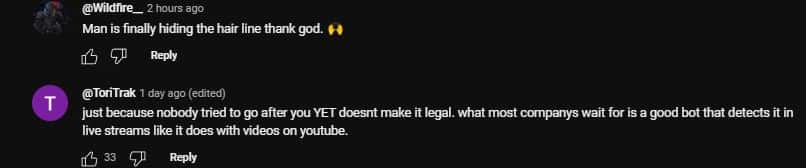 Comments on xQc (@xqclips/YouTube)