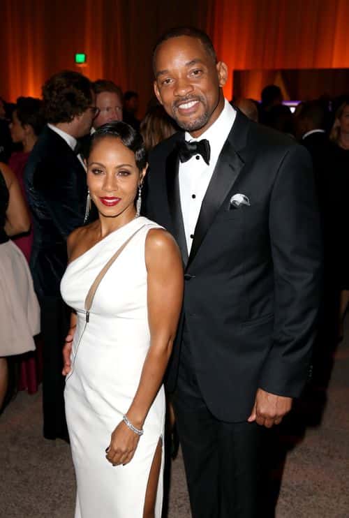 SANTA MONICA, CA - DECEMBER 10:  Actress Jada Pinkett Smith (L) and actor Will Smith attend The Diam