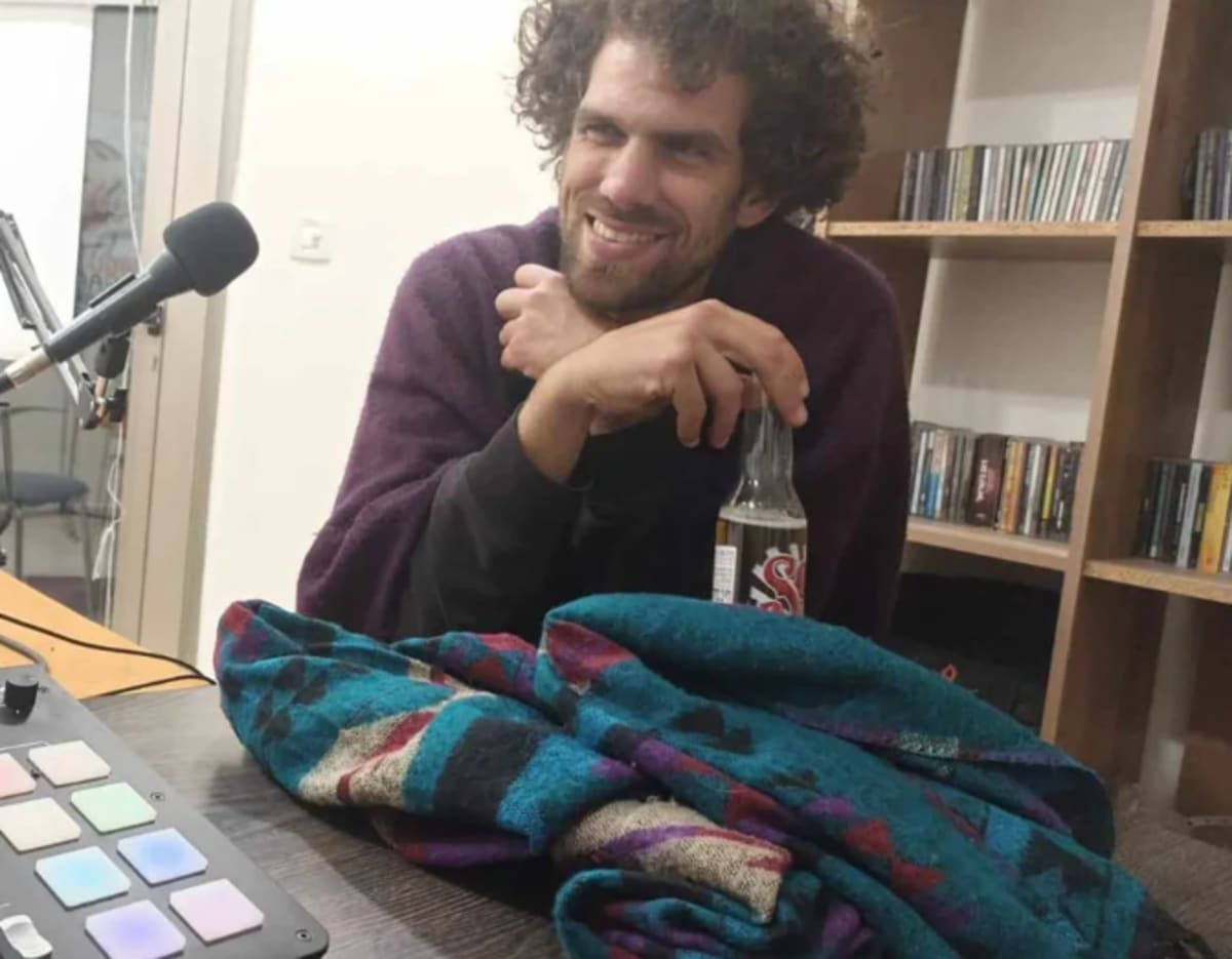 Hayim Katsman sacrificed himself to help a friend escape from the Hamas kidnappers. (Noy Katsman/facebook)