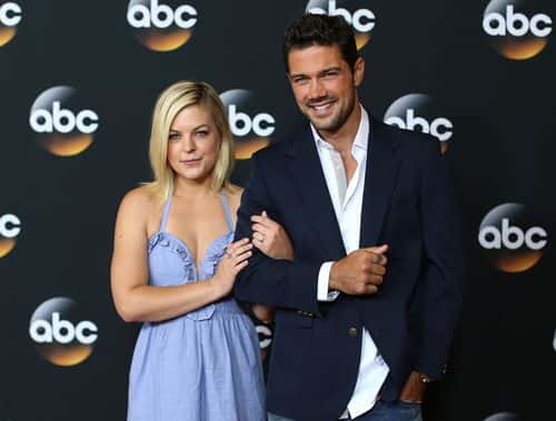 Actress Kirsten Storms and actor Ryan Paevey attend the Disney & ABC Television Group's TCA Summer Press Tour on July 15, 2014 in Beverly Hills, California.
