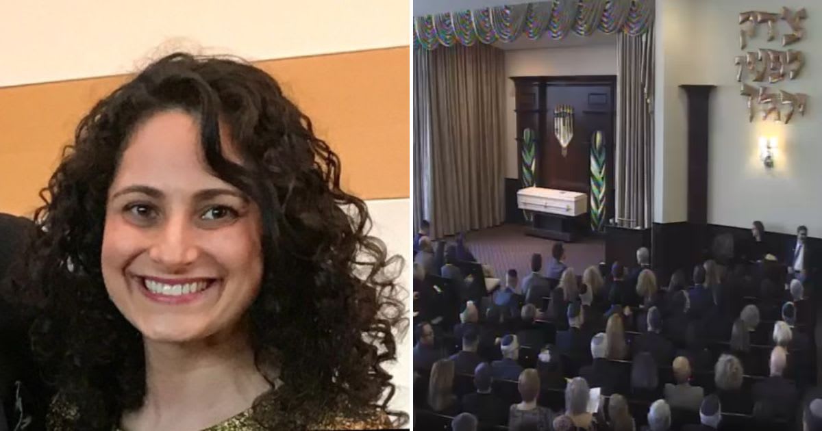 Samantha Woll's funeral was held on Sunday in the Hebrew Memorial Chapel, in Oak Park, Michigan where eulogizers came in numbers to remember the kind and passionate member of the community who was murdered. (Isaac Agree Downtown Synagogue/Facebook, Hebrew Memorial Chapel)