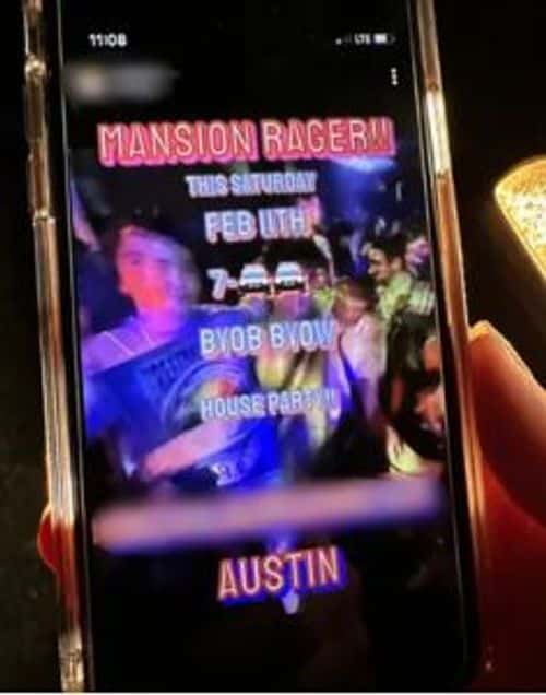 The advertisement associated to th party (Fox 7 News)