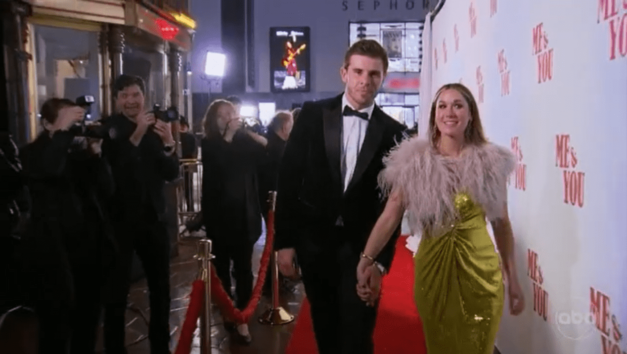 Rachel and Zach in 'The Bachelorette' 2022 (ABC)