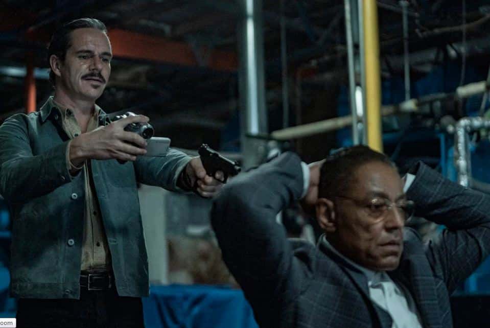 Tony Dalton as Lalo Salamanca and Giancarlo Esposito as Gus Frind in 'Better Call Saul' (AMC)