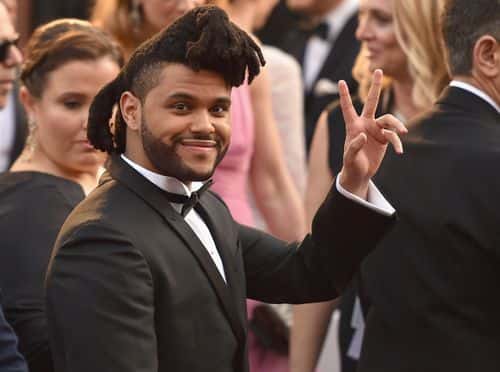 The Weekend attends the 88th Annual Academy Awards at Hollywood & Highland Center on February 28, 2016 in Hollywood, California.