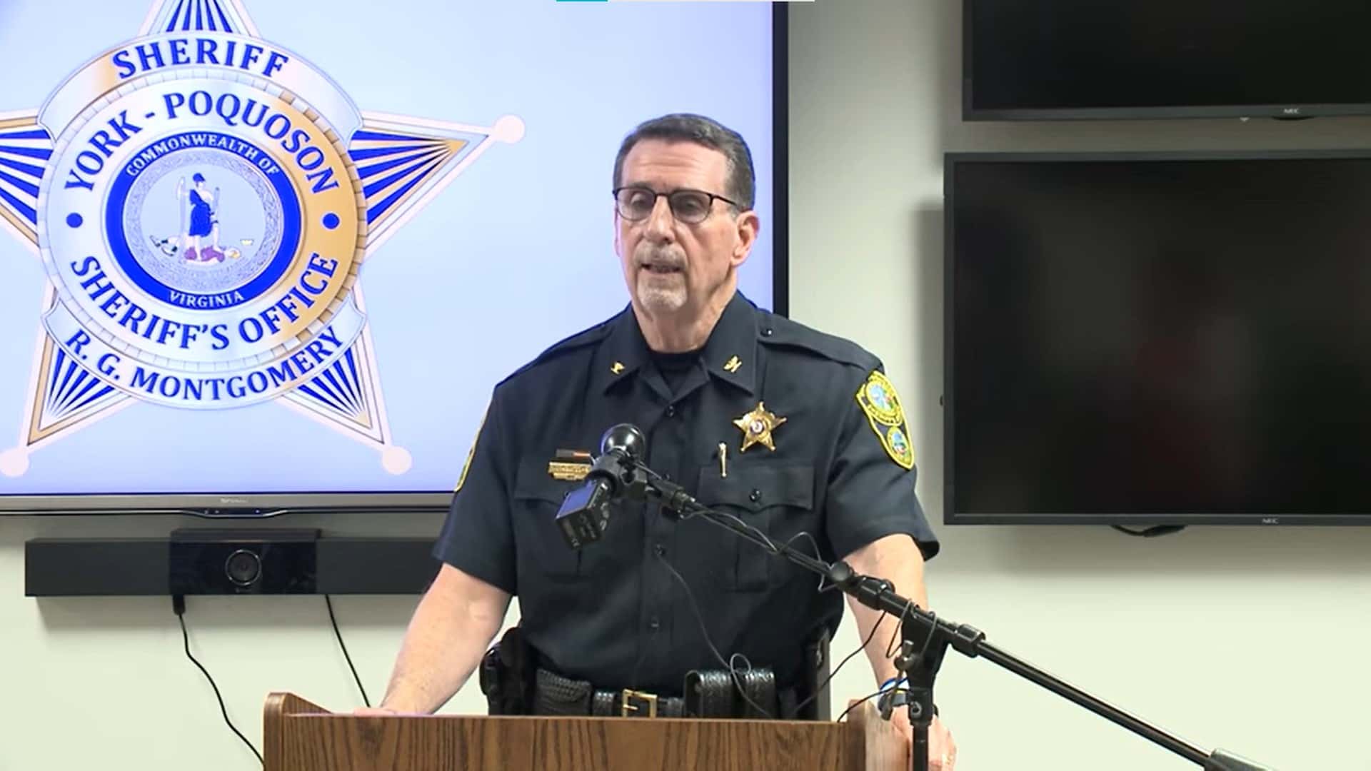 Sheriff Ron Montgomery (The York-Poquoson Sheriff's Office/ YouTube)