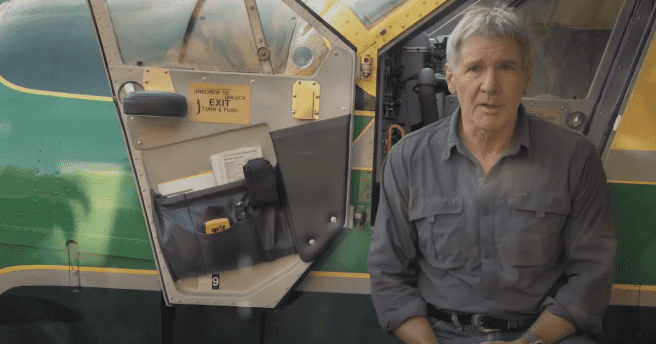Harrison Ford loves to challenge himself by flying as a pilot (Wings Over Rockies Air & Space Museum/YouTube)
