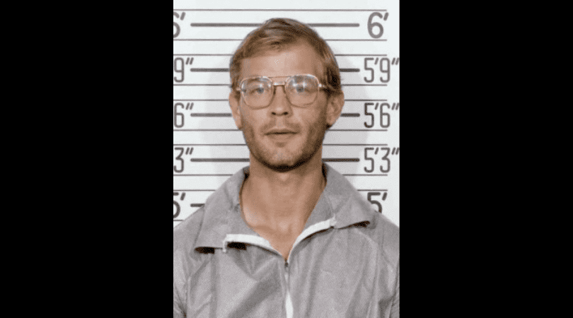 Jeffrey Dahmer's mugshot taken on July 23, 1991 (Milwaukee Police Department)