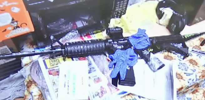 Officer Waters said, Ryan Palmeter's multiple manifestos and the swastikas drawn on his AR-15-style rifle made his motive undeniably clear 