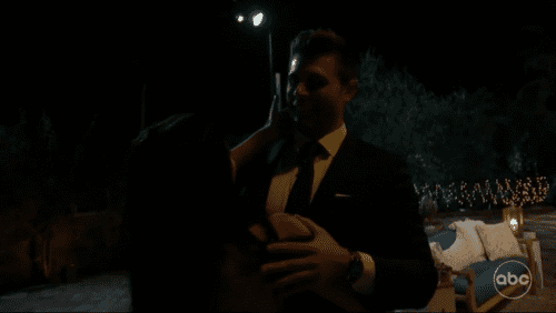 Madison pulling Zach in for a kiss in 'The Bachelor' Season 27 (ABC)