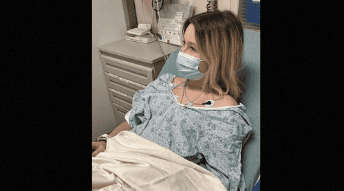 Stella Spelling, 14, has returned home after spending days in hospital.  (torispelling/Instagram)