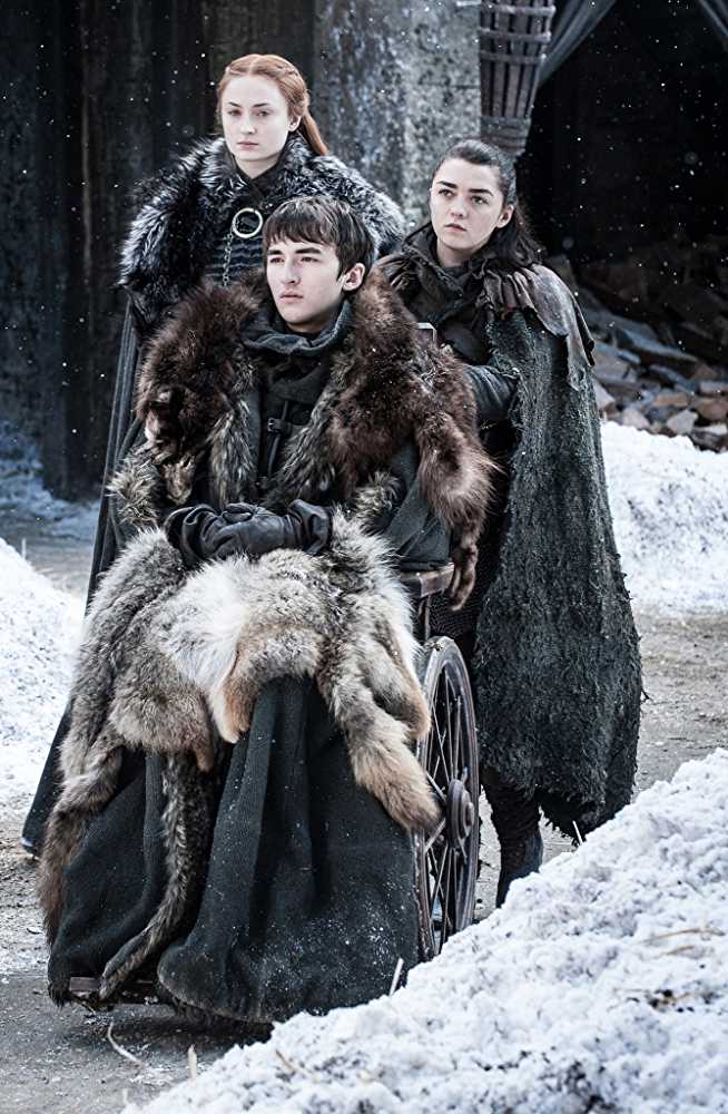 Sansa, Arya, and Bran, The Stark children were named after people who were significant to House Stark. (IMDb)