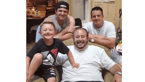 Danielle wishes her brother Thomas (L) and her husband, Nate (R) and father Philip (C) on Father's Day  (Instagram/daniellecabralofficial)