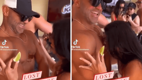 Joe Gorga parties with an unidentified woman (Instagram/goldentv)