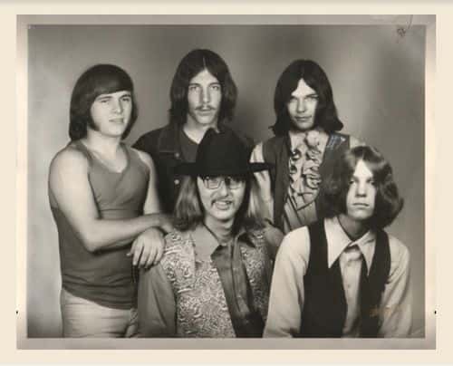 Original band members Ronnie Van Zant, Bob Burns, Gary Rossington, Allen Collins and Larry Junstrom (Lynryd Skynryd official website)