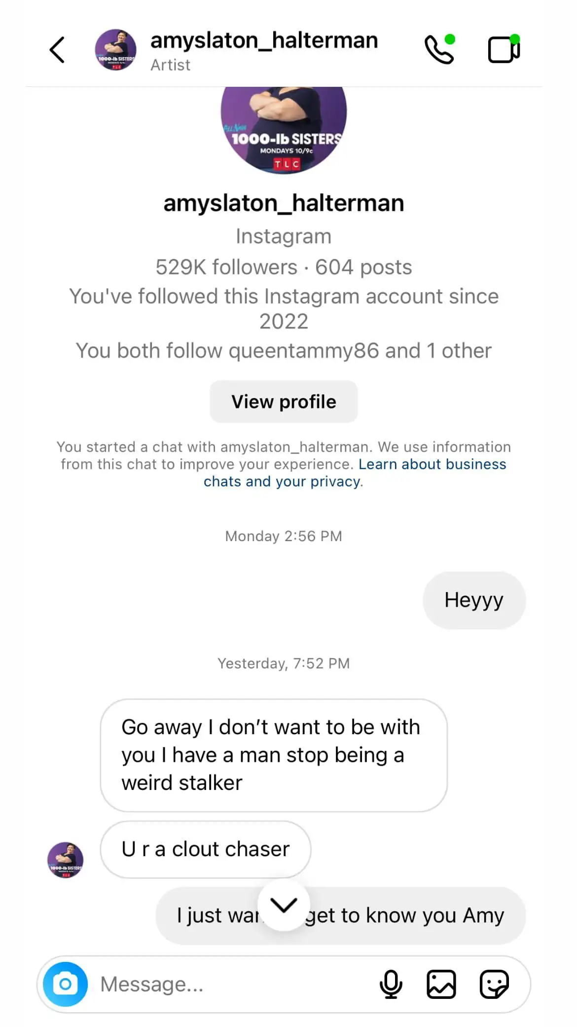 Amy Slaton is seeing a new man amid her divorce with Michael Halterman (Instagram/josh_seiter_official)