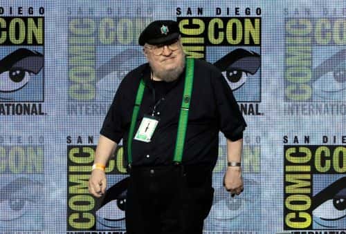 George R.R. Martin speaks onstage at the