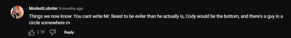 Another user ModestLobster wrote about the best things from the podcast (TMGStudios/YouTube)