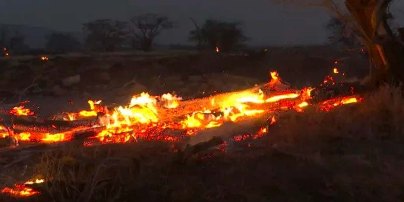 Ravages of the wildfire (X/@jfandl325)