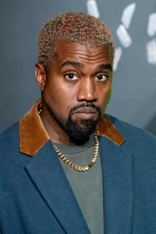 Kanye West attends the the Versace fall 2019 fashion show at the American Stock Exchange Building in lower Manhattan on December 02, 2018 in New York City.