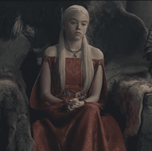 Milly Alcock as Rhaenyra Targaryen in 'House of the Dragon' (IMDb)