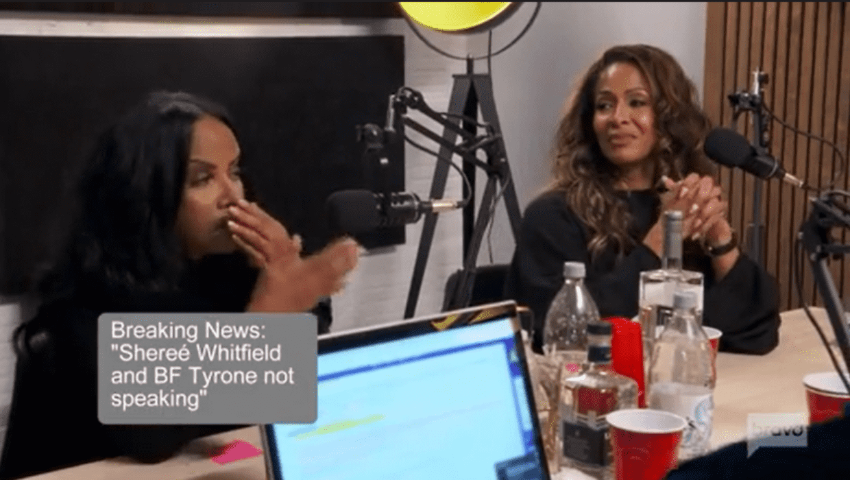 Shereé Whitfield and her friend, Fatum in 'RHOA' Season 14 (Bravo)