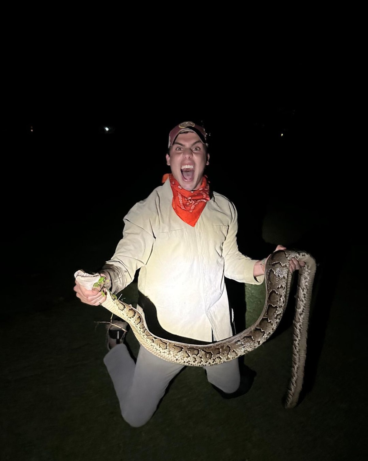 'The Voice' Season 24 singer Ange is an alligator catcher (Instagram/@andrewlucier_)