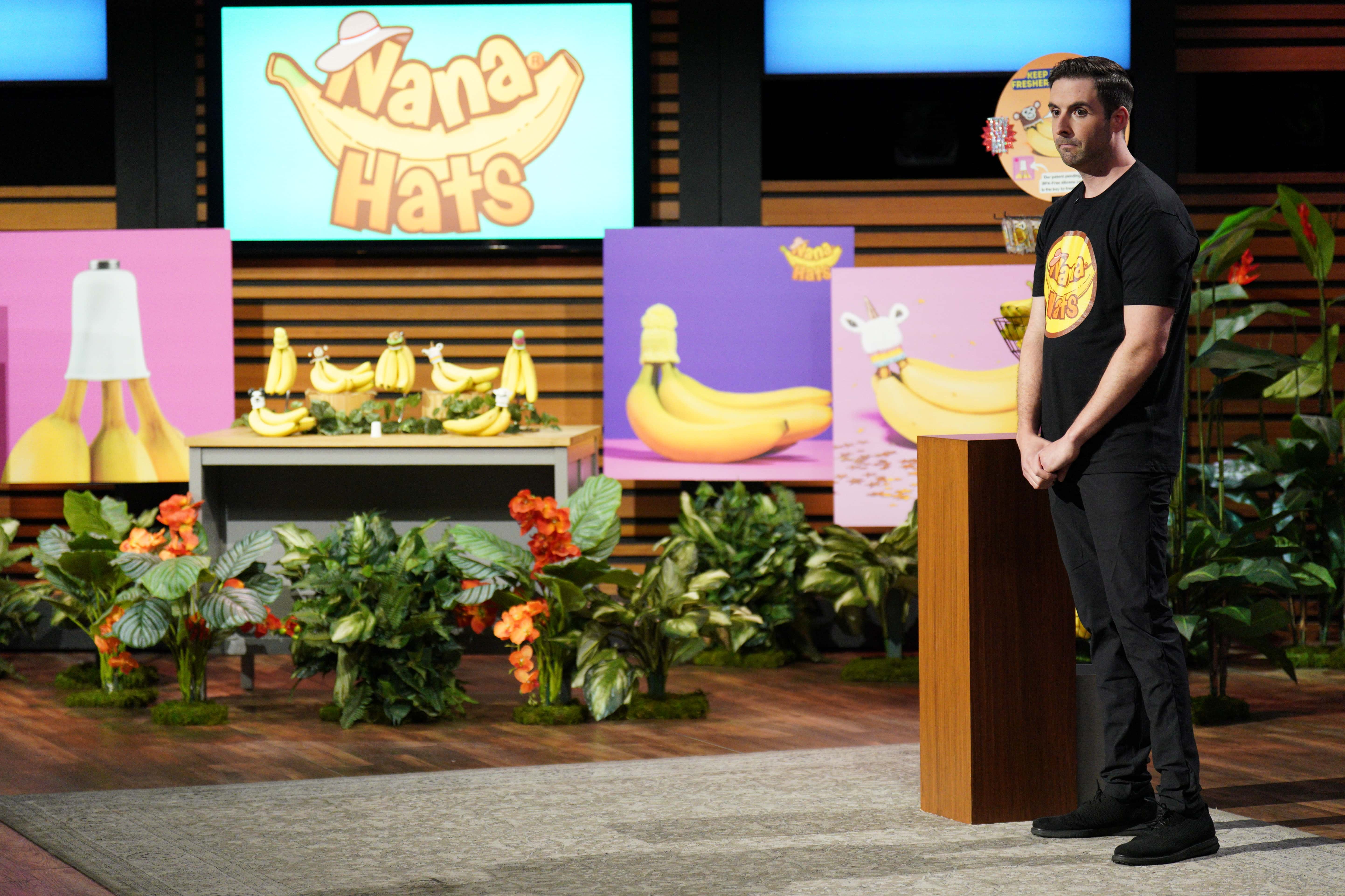 Shawn Adler, founder of Nana Hats on 'Shark Tank' (ABC)