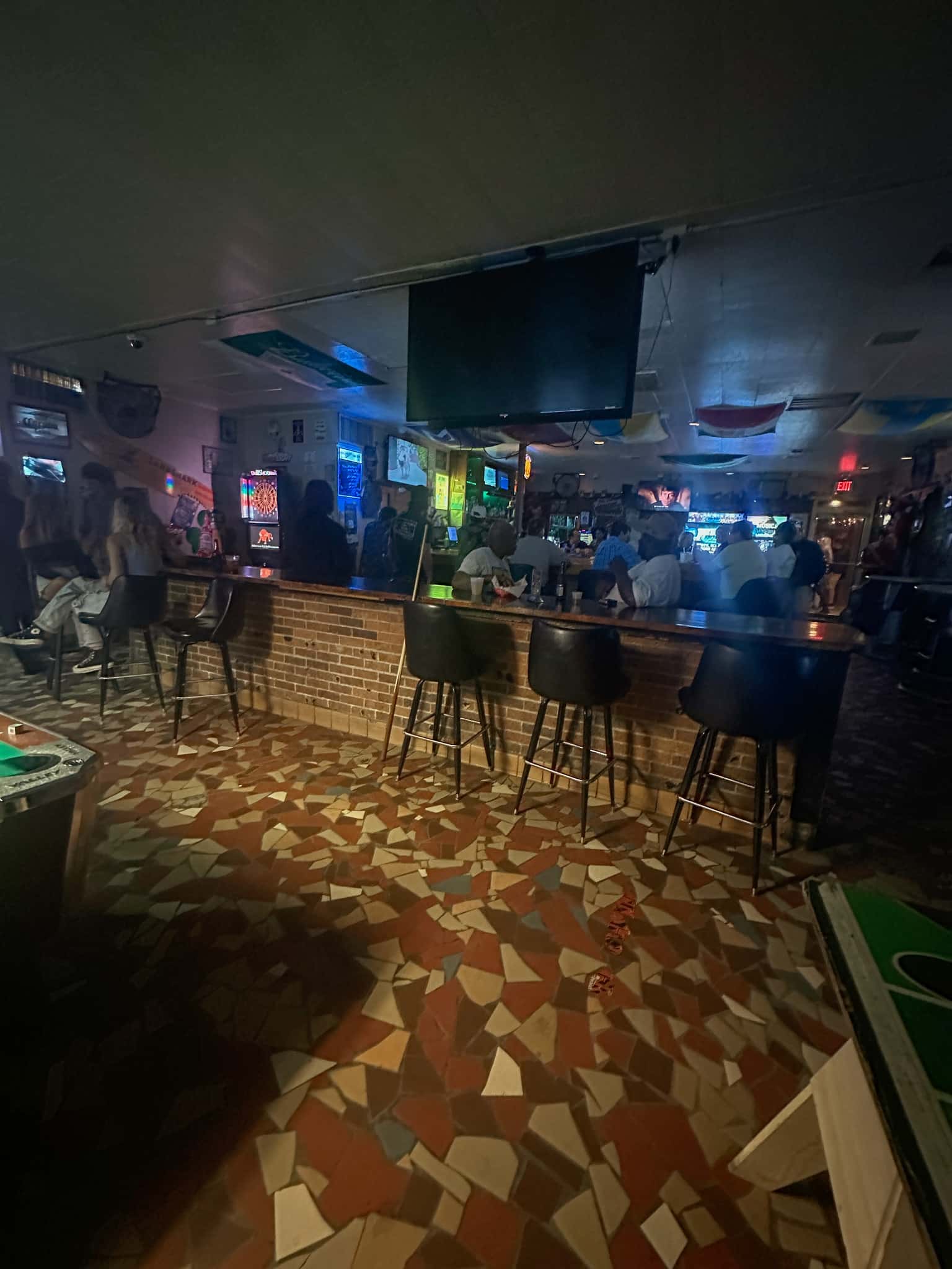 Victim Tierra Binion and her alleged murderer Christian Ketchup initially had an argument inside the bar (Tierra Binion was allegedly beaten snd shot outside the Mugs & Jugs bar in Pensacola (Mugs n' Jugs/Facebook)